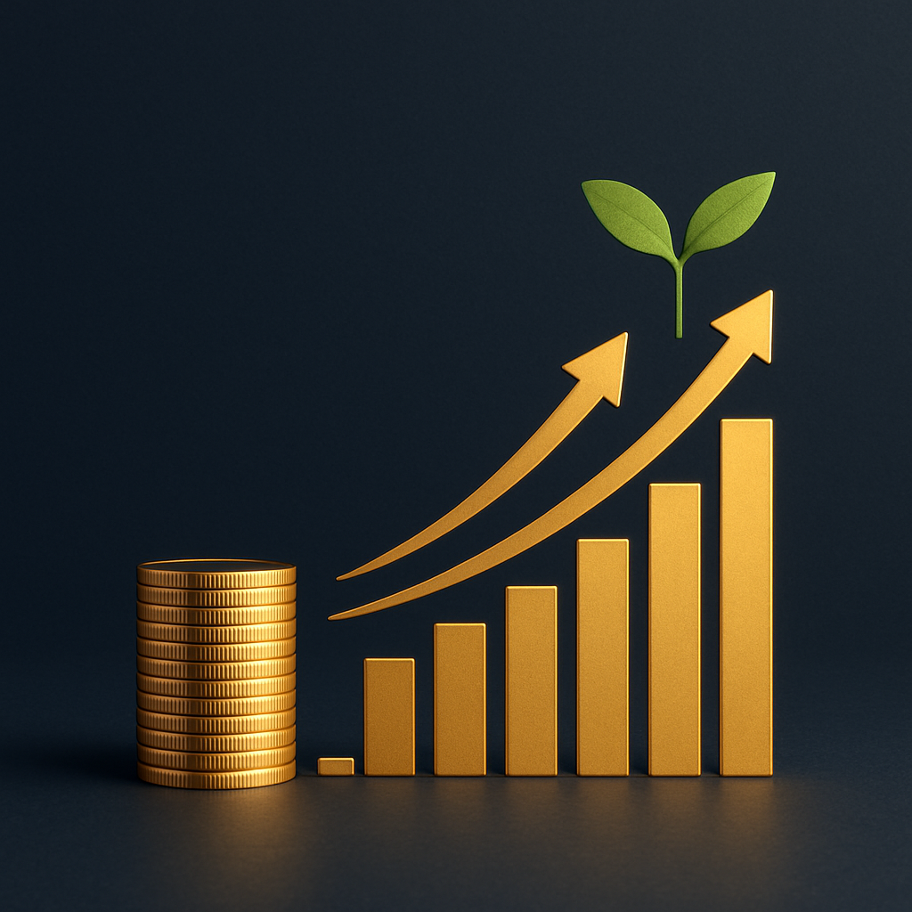 Business growth and funding concept